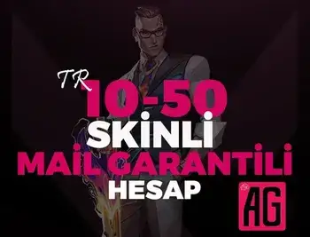 10-50 Skin Mail Garantili Hesap: Valorant