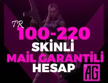 100-220 Skin Mail Garantili Hesap: Valorant