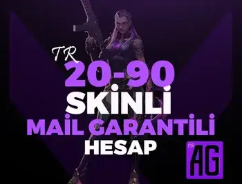 20-90 Skin Mail Garantili Hesap: Valorant