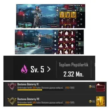 4 SEVİYE ZIRHLI + M4 BUZ MAXX + 83 LEVEL + 160 DESTANSI PUBG MOBİLE HESABI